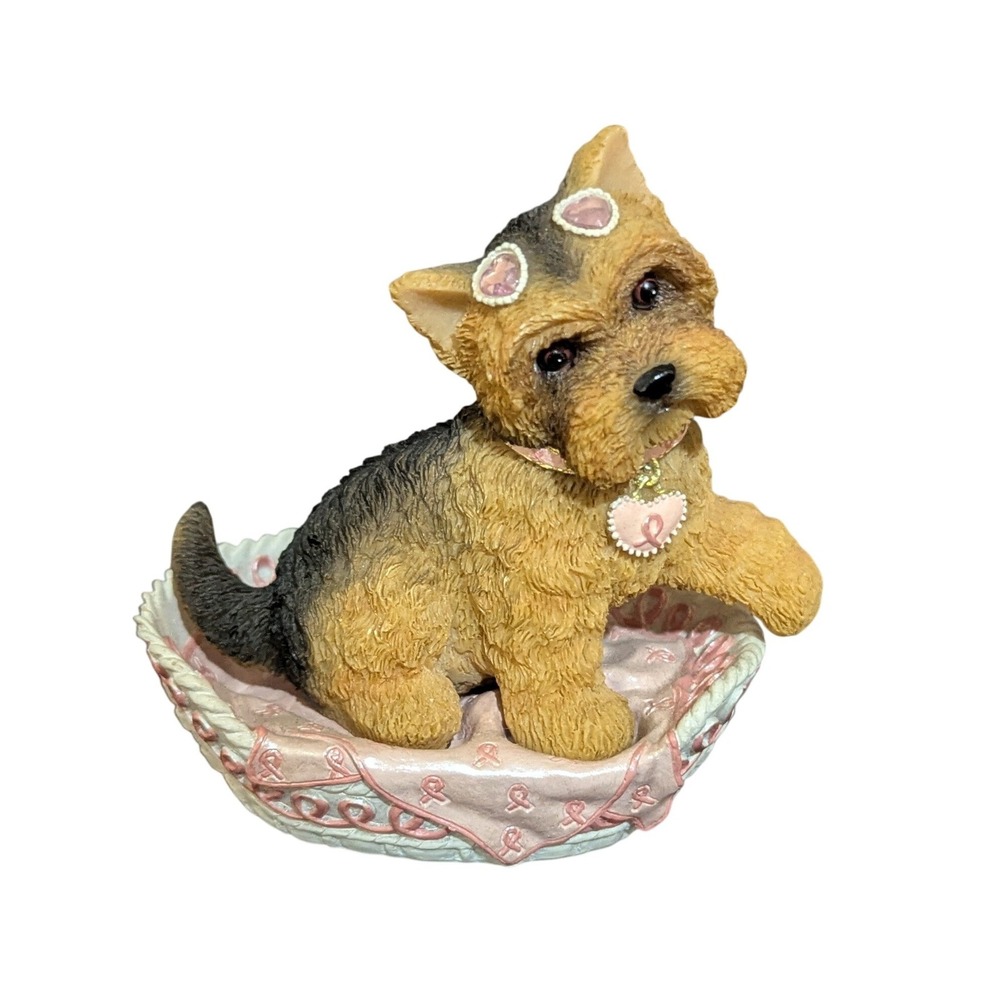 Hope Bow-wow and Forever Yorkie Figurine Paws for the Cause 09-01425-002